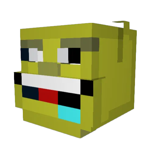 JBrammer Minecraft avatar head, 3D render