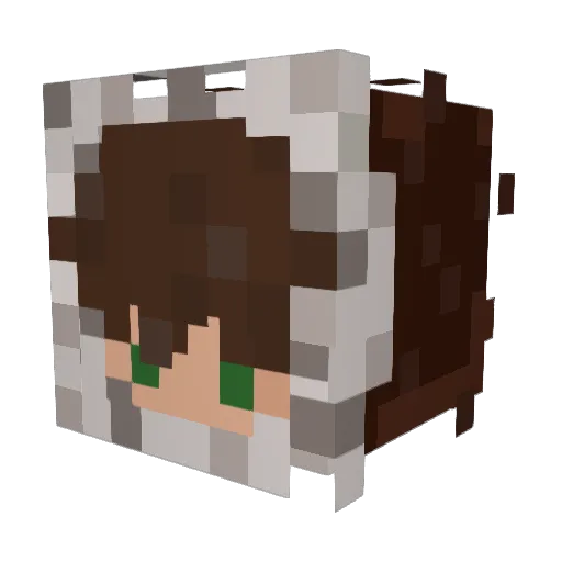 JBsmellz Minecraft avatar head, 3D render