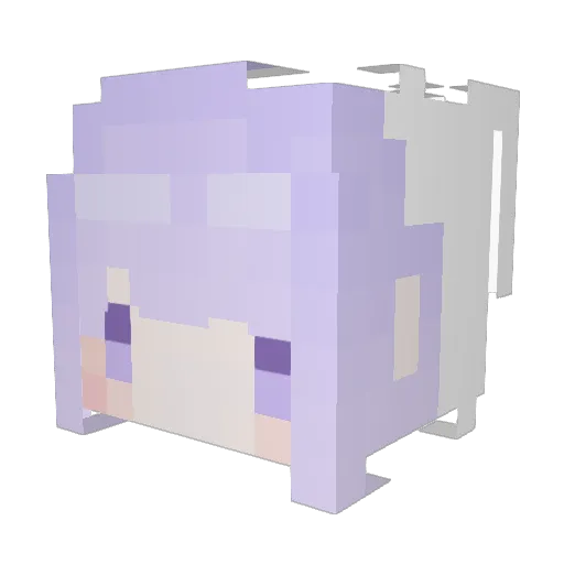 JC9899 Minecraft avatar head, 3D render