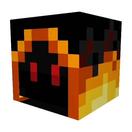 JCAGAMING Minecraft avatar head, 3D render