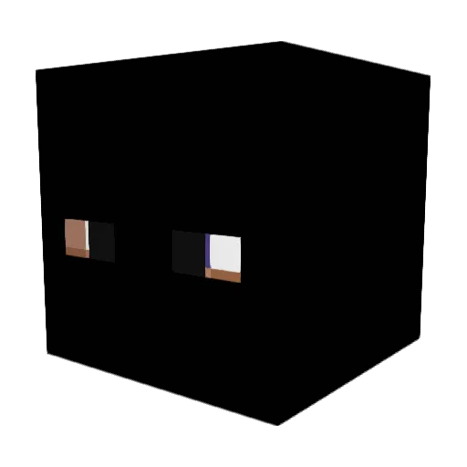 JCD7 Minecraft avatar head, 3D render