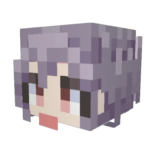 JCDDL Minecraft avatar head, 3D render