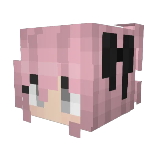 JCE94 Minecraft avatar head, 3D render