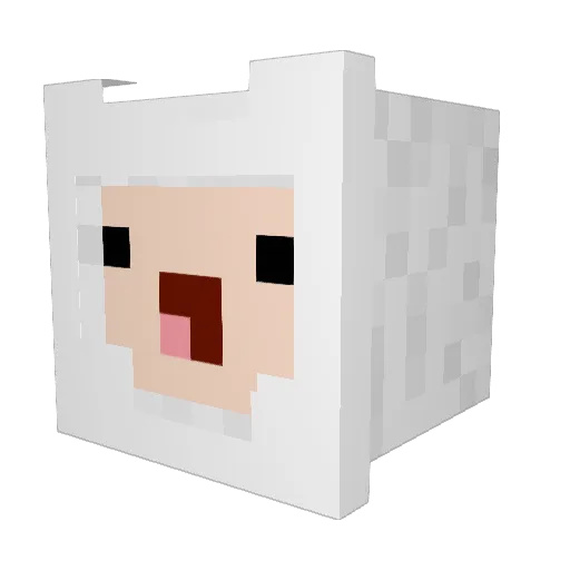 JCFilthyM8 Minecraft avatar head, 3D render