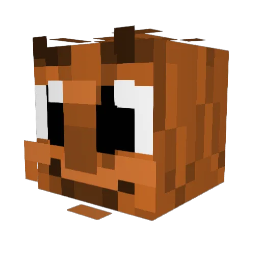 JCKXC Minecraft avatar head, 3D render