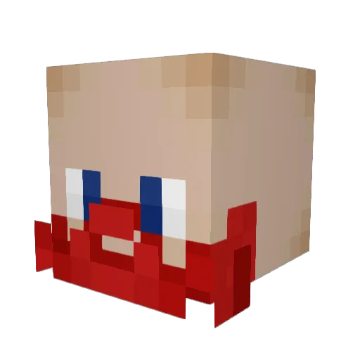 JCKane Minecraft avatar head, 3D render