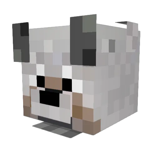JCNight Minecraft avatar head, 3D render