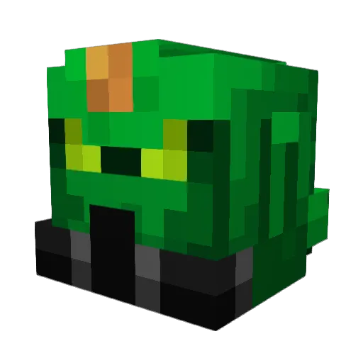 JCRabbit Minecraft avatar head, 3D render