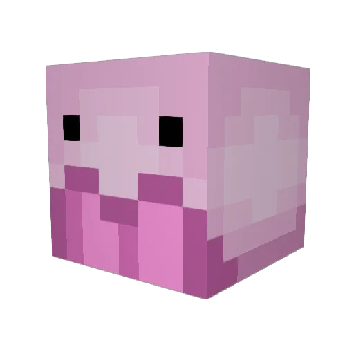 JCUB72 Minecraft avatar head, 3D render