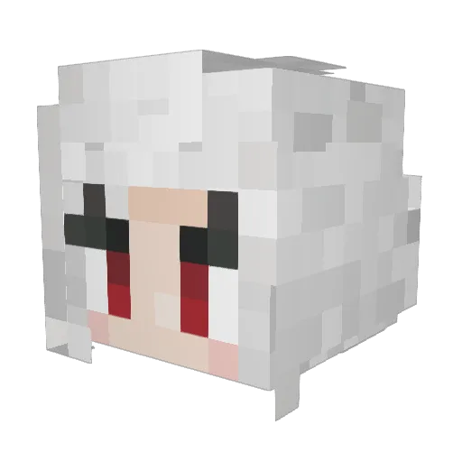 JC_21 Minecraft avatar head, 3D render