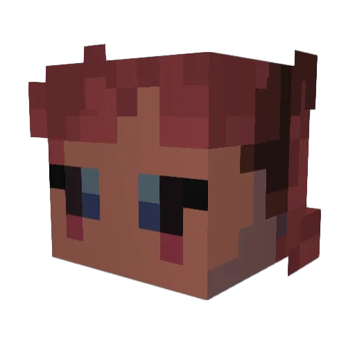 JC_stayshidden Minecraft avatar head, 3D render