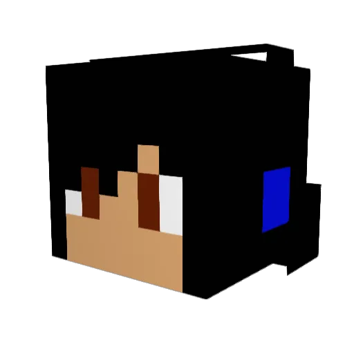 JCandre Minecraft avatar head, 3D render
