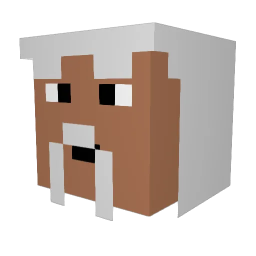JCbtw69 Minecraft avatar head, 3D render