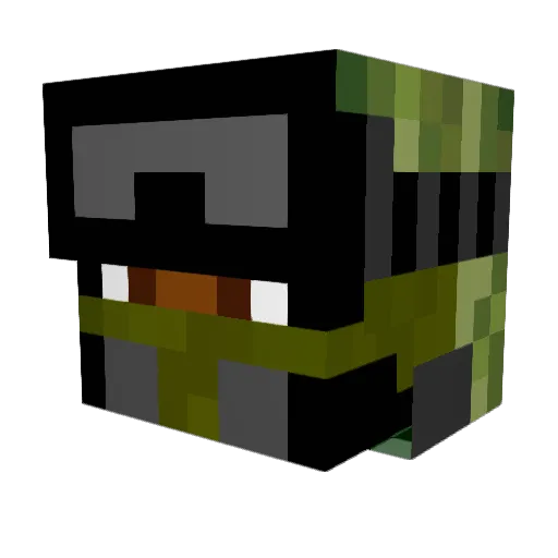 JCgamer6361 Minecraft avatar head, 3D render