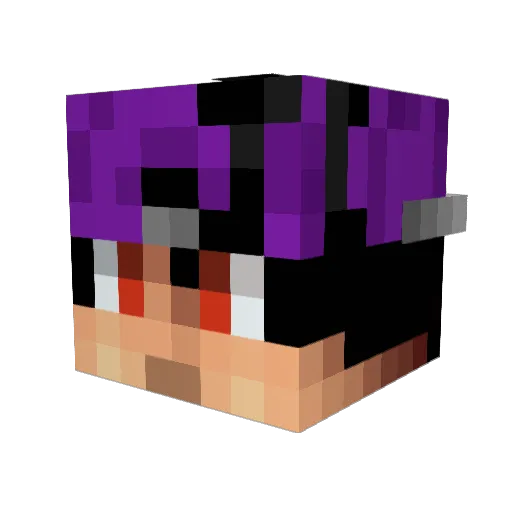 JChamp18 Minecraft avatar head, 3D render