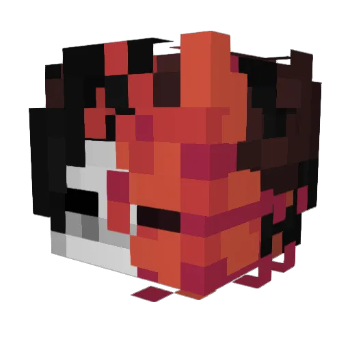 JCharliee Minecraft avatar head, 3D render