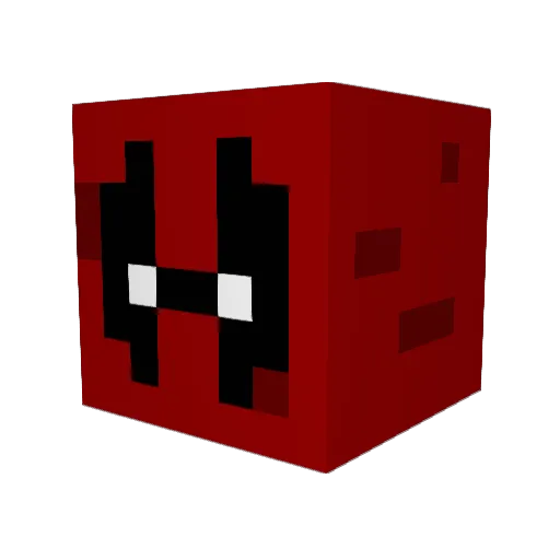 JChristie Minecraft avatar head, 3D render