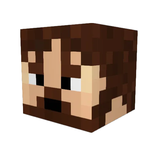 JCman123456789 Minecraft avatar head, 3D render