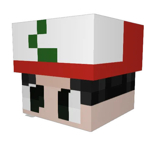 JCopezzz Minecraft avatar head, 3D render