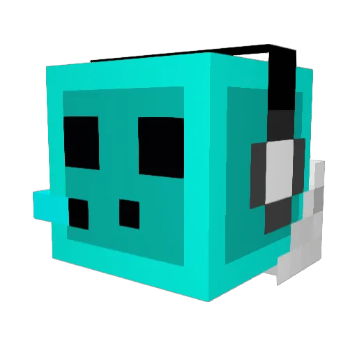 JCruzArg Minecraft avatar head, 3D render