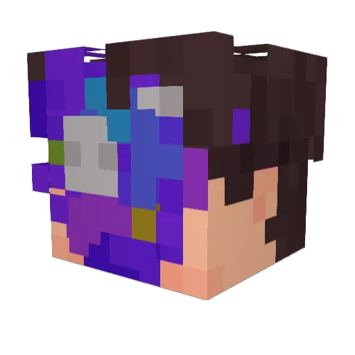 JCtheCaster Minecraft avatar head, 3D render