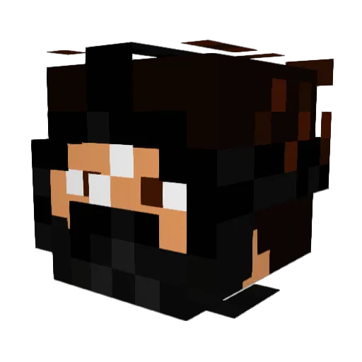JD671 Minecraft avatar head, 3D render