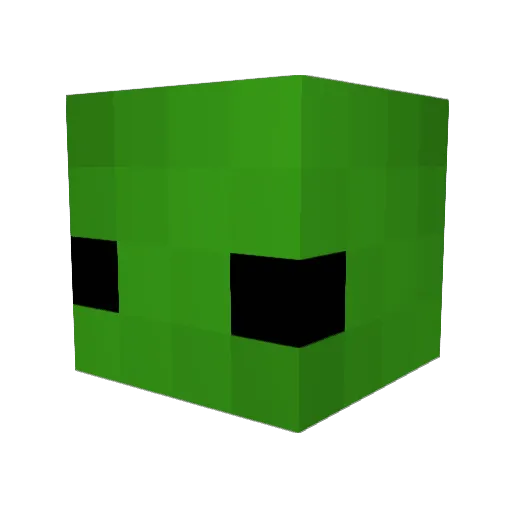 JDA2001 Minecraft avatar head, 3D render