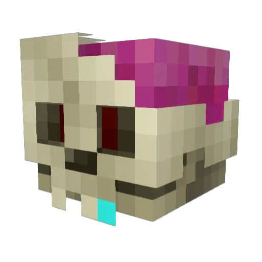 JDA_2000 Minecraft avatar head, 3D render