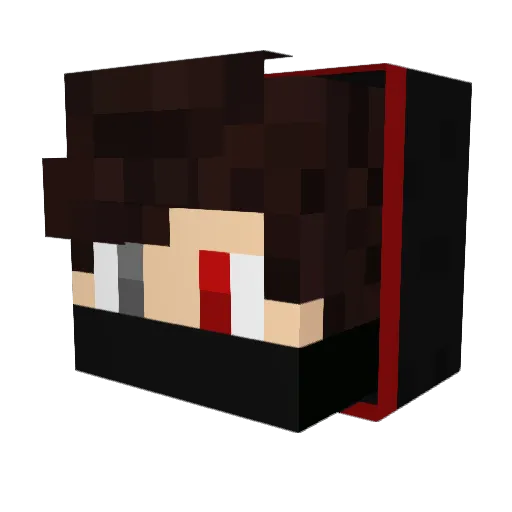 JDB50 Minecraft avatar head, 3D render
