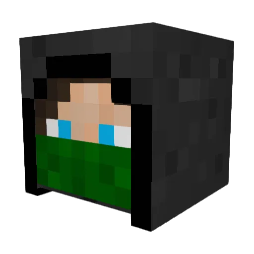 JDEjeg Minecraft avatar head, 3D render