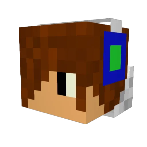JDEpicman Minecraft avatar head, 3D render
