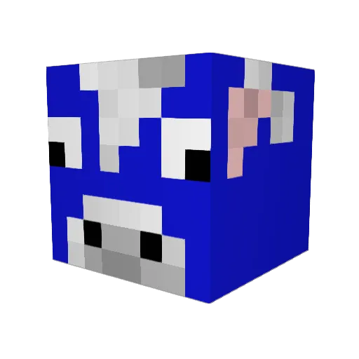 JDF2012 Minecraft avatar head, 3D render