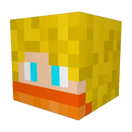 JDM88 Minecraft avatar head, 3D render