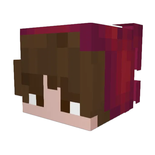 JDOG68 Minecraft avatar head, 3D render