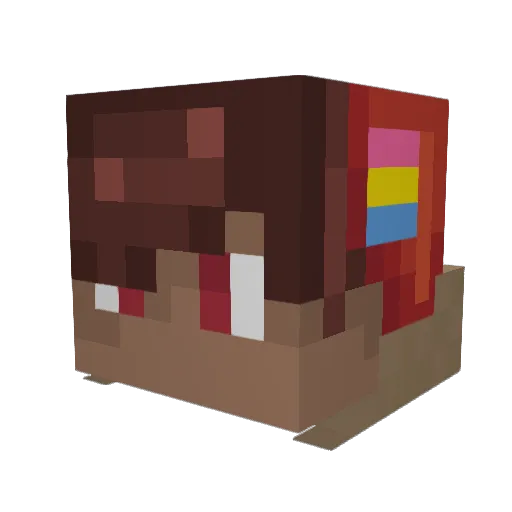 JD_Epicgamer Minecraft avatar head, 3D render