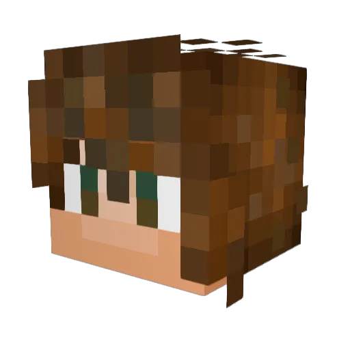JDaJetPlane Minecraft avatar head, 3D render