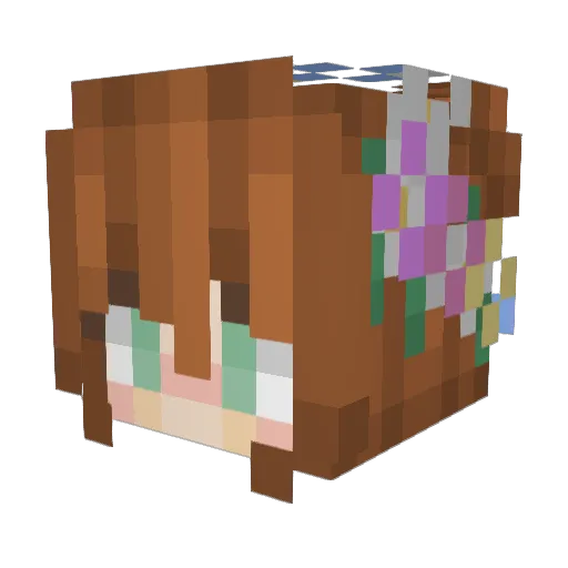 JDawg78 Minecraft avatar head, 3D render
