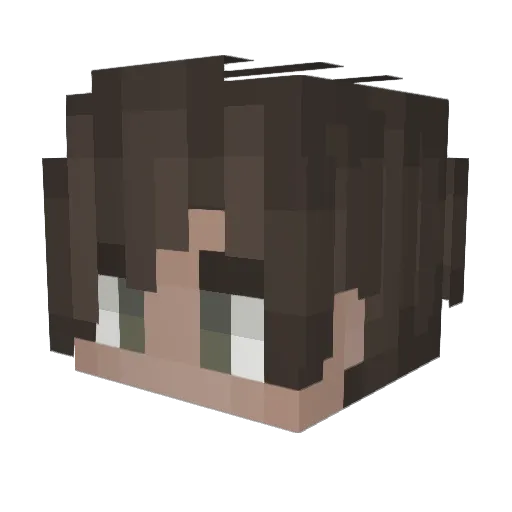 JDawgg04 Minecraft avatar head, 3D render