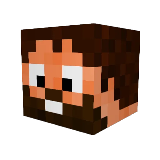 JDazeed Minecraft avatar head, 3D render