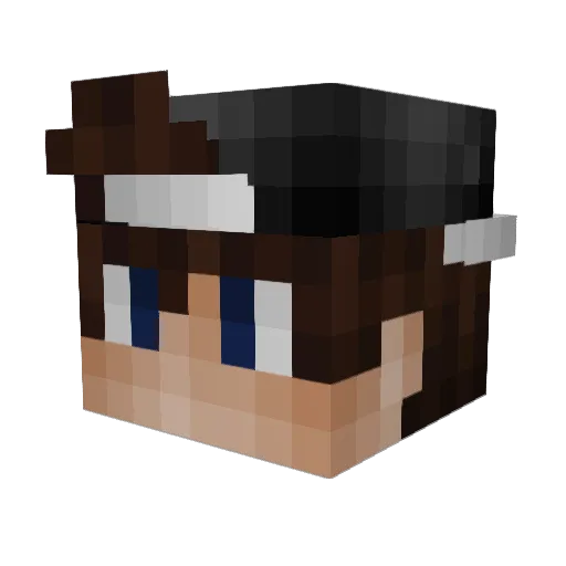 JDg4ming Minecraft avatar head, 3D render
