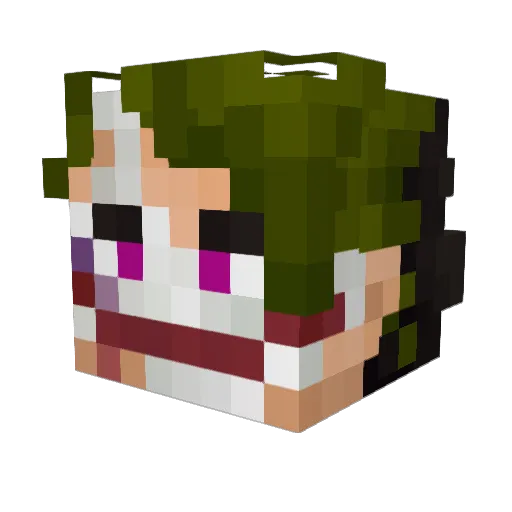 JDias1 Minecraft avatar head, 3D render