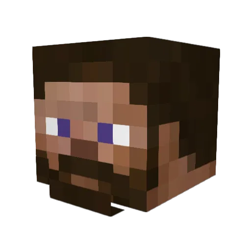JDknox Minecraft avatar head, 3D render