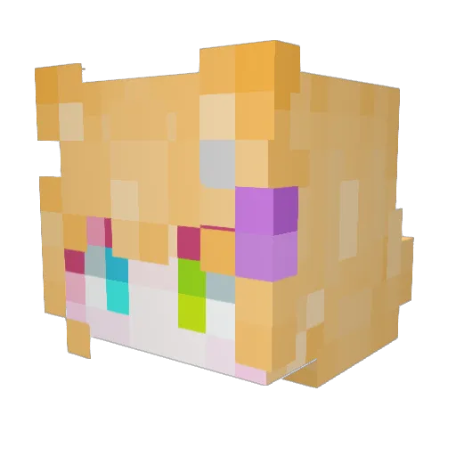 JDobbs Minecraft avatar head, 3D render