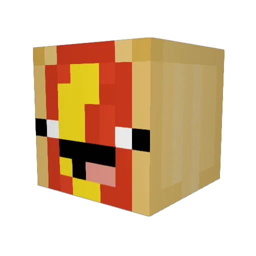 JDog435 Minecraft avatar head, 3D render