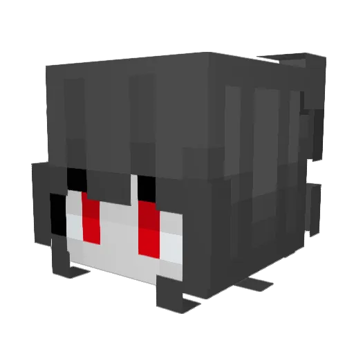 JE196 Minecraft avatar head, 3D render