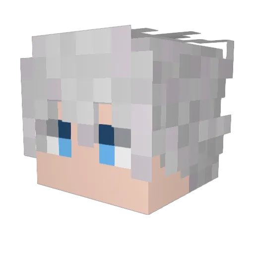 JEBACCIEESSA Minecraft avatar head, 3D render
