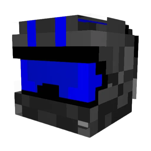 JEC2442 Minecraft avatar head, 3D render