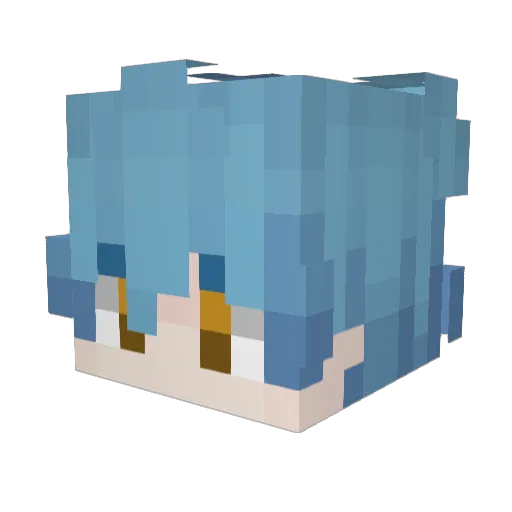 JED149 Minecraft avatar head, 3D render