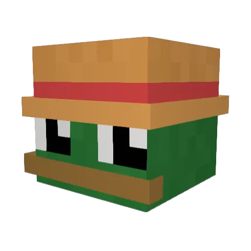 JEDDYTHEDESTROY Minecraft avatar head, 3D render