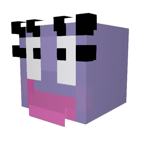 JEDISKUM224 Minecraft avatar head, 3D render